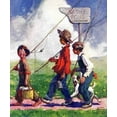 thumbnail image 7 of Marmont Hill Going Fishing by WM. Meade Prince Painting Print on Canvas, 7 of 7