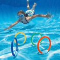 thumbnail image 3 of Anillos de buceo de 4 piezas, anillos de natación subacuáticos, juguete de piscina hundida para niños, 3 of 5