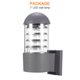 thumbnail image 5 of Naiovety Pantalla de plástico de aluminio impermeable Lámparas de pared LED Lámpara de pared IP65 Enchufe exterior E27 Iluminación y accesorios No.1 Naiovety HA025536-01, 5 of 6
