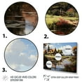 thumbnail image 3 of Designart "Idyllic Countryside of Denmark" Countryside Floater Framed Wall Decor, 3 of 7