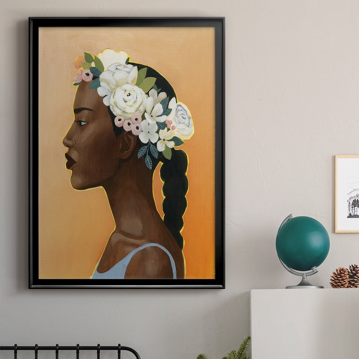 Modern Laurel II Premium Framed Print - Ready to Hang