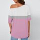 thumbnail image 2 of Tops de Manga Corta para las Mujeres Cuello Inclinado de Ajuste Suelto Casual Blusa Deportiva para el Hogar, Top de Poliéster Relajado para Primavera Verano Diario Y Entretenimiento, 2 of 6