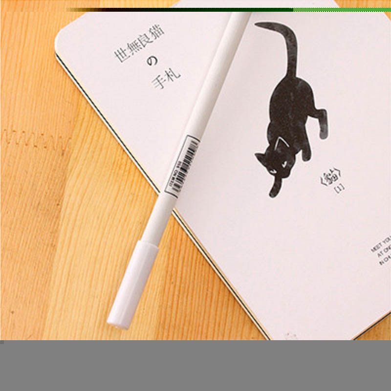 Details about   8Pcs Cute Kawaii Funny Cartoon cat bear Novelty pens Stationery Gel Ink Pen hot 
