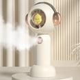thumbnail image 3 of Mini ventilador de mano con base desmontable USB Desktop Spray Fan 500mAh 3 velocidades (Beige) Ndcxsfigh Libre de BPA, 3 of 8