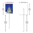 thumbnail image 5 of Eveokoki Yard Sign with Stakes Christmas Tree Lawn Sign Colorful Lawn Patio Yard Decorations for Holiday Party Home Lawn Pathway Walkway Decorations Supplies, 17.6", 5 of 5