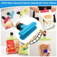 thumbnail image 4 of 9 Pcs Chip Bag Clips, Good Grips Bag Clips, Multipurpose Bag Clips Pack of 9 Chip Bag Clips, Assorted Sizes Food Bag Clips Plastic Heavy Seal Grip, 4 of 5
