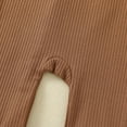 thumbnail image 7 of SERTG Kids Solid Color Bodysuit Round Neck Long Sleeve Casual Daily Wear Onesie Outfit for Infants 3-18 Months(Beige,3 Months), 7 of 7