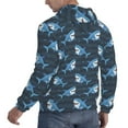 thumbnail image 6 of Daiia Funny Sharks for Men's Fashion Hoodies & Sweatshirts with Kangaroo Pocket Hooded Sweatshirt Breathable & Moisture Wicking-4X-Large, 6 of 7