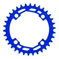 thumbnail image 3 of Plato para multiplicacion redonda de bicicleta de montaña 34D 104BCD azul Sulane, 3 of 3