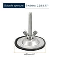 thumbnail image 6 of 4 Piece Kitchen Sink Hole Covers, Zinc Alloy Faucet Hole Cover for Kitchen Countertop Counter Space Black, 6 of 6