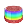thumbnail image 1 of Altavoces Bluetooth Inalámbricos,Colorido Sistema de Sonido Mini Fresco con Luces Multicolores,Ipx6 Impermeable 10W Estéreo 10 Horas de Tiempo de Juego,Altavoces Bluetooth Al Aire Libre para Acampar E, 1 of 1