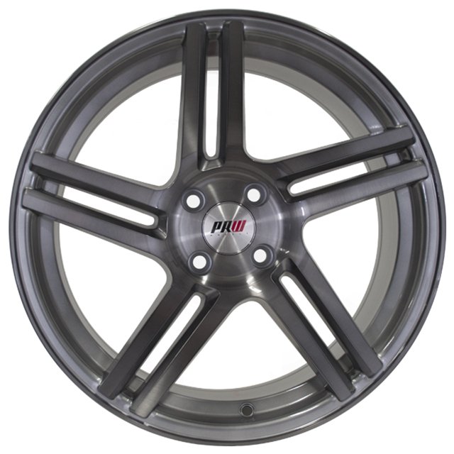 Rin 20X8.5 5-112 PRW Mod: P5025 ET42 CB73.1 SILVER GLOSS/BRUSHED FACE/BLACK CLEAR COAT PRW P5025