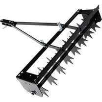 Bilot 32" Tow Behind Lawn Aerator Soil Penetrator Spikes Tractor Soil Mower Hitch