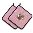 thumbnail image 1 of Carolines Treasures CK4253PTHD 7.5 x 7.5 Po. Supports de Pots Fleurs Roses Cockapoo Chocolat, 1 of 3