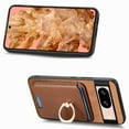 thumbnail image 6 of Allytech Google Pixel 8 Case, Detachable Magnetic Wallet Case with Card Holder & Ring Stand, Support Car Mount, Premium PU Leather Shockproof Durable Protective Slim Case Cover - Brown, 6 of 6