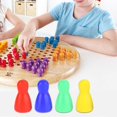 thumbnail image 2 of HURRISE Game Pieces Pawn, Chess Pawn,Plastic Colorful Pieces Pawn Chess Pieces Dice Set for Board Card Games Accessories, 2 of 9