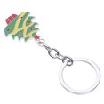 thumbnail image 3 of Navidad Santa de nieve lvero divertido bolso esmaltado encanto lvero colgante accesorios de Navidad para adultos Árbol de navidad verde Soledad Llavero llavero de Navidad, 3 of 5