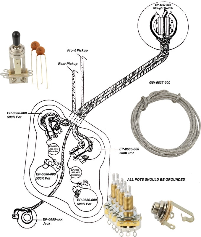 Wiring Kit for Gibson Les Paul | Walmart Canada