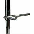 thumbnail image 3 of Modern Swivel Walnut Bentwood Bar Stool - Adjustable Height, Curved Seat & Back, Black Leatherette, Polished Chrome Base, 36-44"H, Ideal for Home Bar & Kitchen Counter, 3 of 5