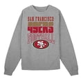 thumbnail image 2 of Toddler Outerstuff  Heather Gray San Francisco 49ers Crewneck Sweatshirt & Pants Set, 2 of 3