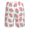 thumbnail image 6 of Kdxio Strawberry Pattern Mens Casual Shorts - Drawstring Summer Beach Sports Shorts for Men, 6 of 9