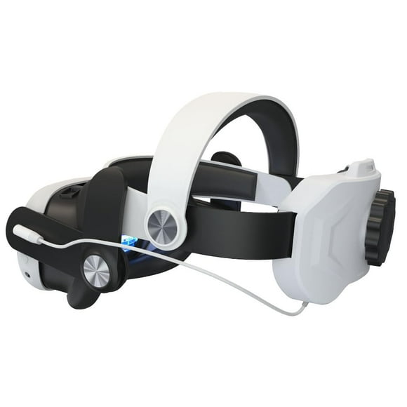 Courroie de Tête pour Meta Quest 3 avec Batterie 6000mAh Accessoires VR pour Quest 3 Confort Courroie Élite Ajustable