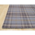thumbnail image 4 of Tapis en Laine Fait Main Tartan Bleu, 4 of 9