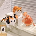thumbnail image 6 of Simulated 3D Super Soft Fat Cat Stuffed Animal，Lifelike Cat Plush Pet Toy Pillow Home Decor Gift, 6 of 8