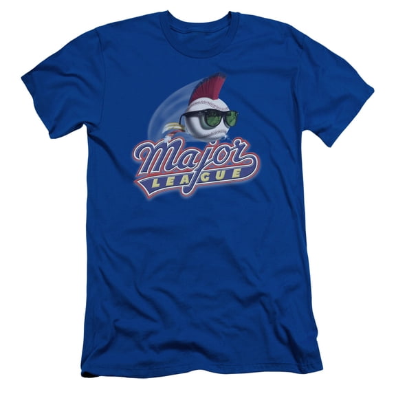 Major League Title Adult 30/1 T-Shirt Royal Blue