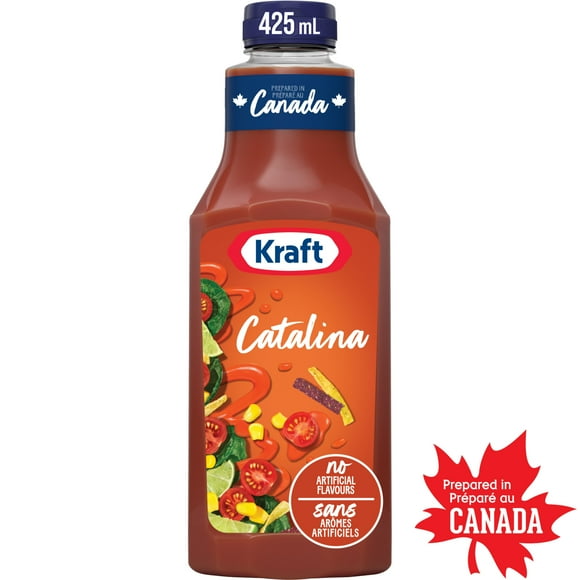 Kraft Catalina Salad Dressing, 425 mL Bottle, KRAFT CATALINA DRESSING 425