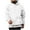 White, variant on Mens Sweatshirts Hoodie Long Sleeve Pocket Casual Solid Pullover Sweatshirts Beige M