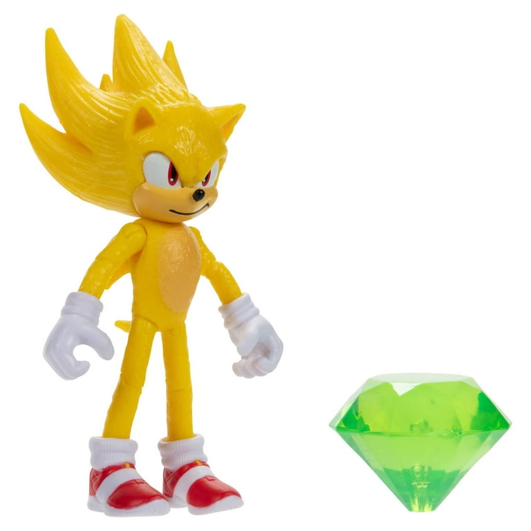 Sonic the Hedgehog 2 Super Sonic with Master Emerald Action Figure