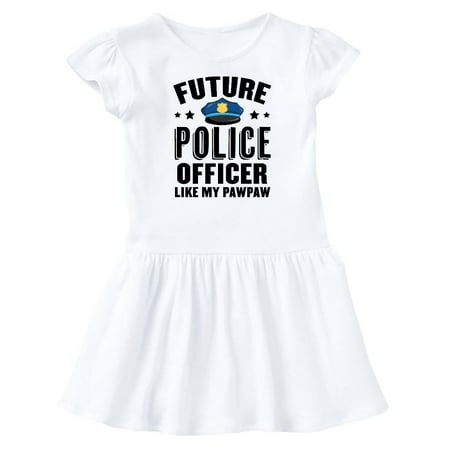 

Inktastic Future Police Officer Like My Pawpaw Gift Baby Girl Dress