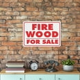 thumbnail image 5 of Fire Wood For Sale Sign 8 X 12 Inches Rust Free Aluminum - Uv Protected, Waterproof, Weatherproof And Fade Resistant - 4 Pre-Drilled Holes, 5 of 6