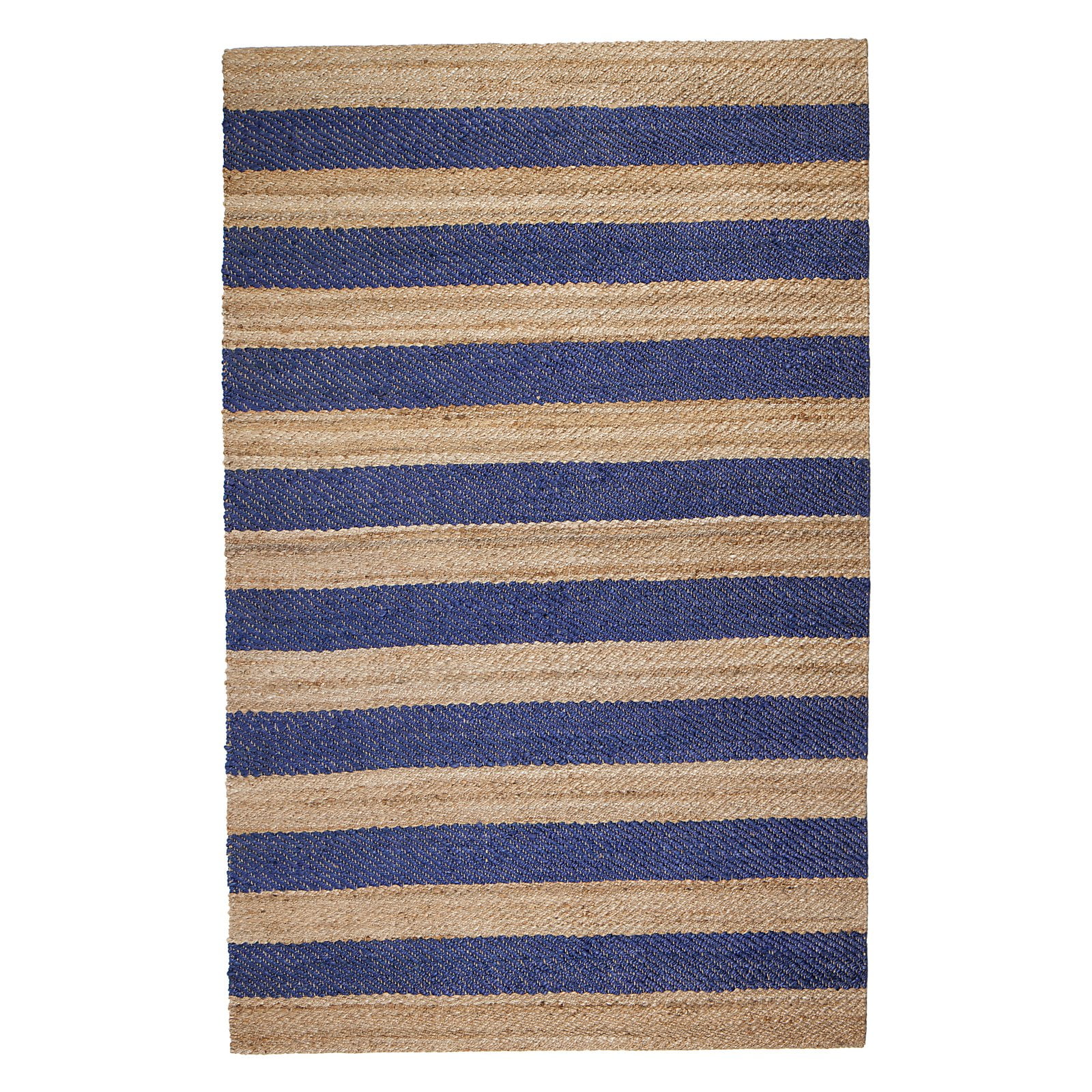 Harmony Navy Jute Rug 4' x 6'