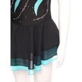 thumbnail image 6 of iixpin Kids Girls Sleeveless Figure Ice Skating Leotard Ballet Dance Dress Ballerina Ballroom Performance Costume Blue Green 6, 6 of 7