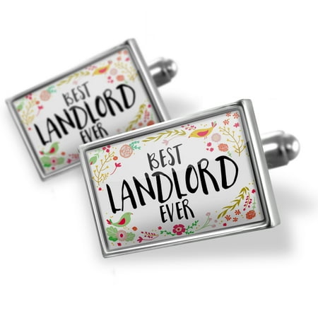 Cufflinks Happy Floral Border Landlord - NEONBLOND