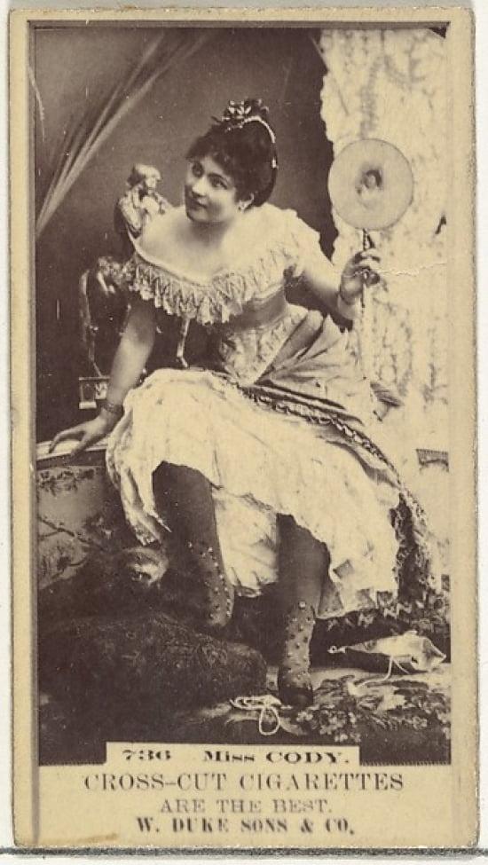 Card Number 736 Miss Cody From The Actors And Actresses Series