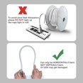 thumbnail image 4 of LED Blue Neon Strip Lights, 33ft Flexible Rope Light, 120V, IP67 Waterproof, Connectable Neon Lighting for Indoor Outdoor Commercial Building Decoration, 4 of 4