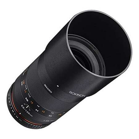 Rokinon 100mm F2.8 ED UMC Full Frame Telephoto Macro Lens for Olympus and Panasonic Micro Four Thirds Interchangeable