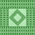 thumbnail image 1 of Ahgly Company Machine Washable Indoor Square Transitional Jade Green Area Rugs, 4' Square, 1 of 7
