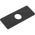 thumbnail image 1 of Grifo rectangular para grifo de baño con 4 y quot, agujero de acero inoxidable (negro, mate) Feliz Sencillez, 1 of 5