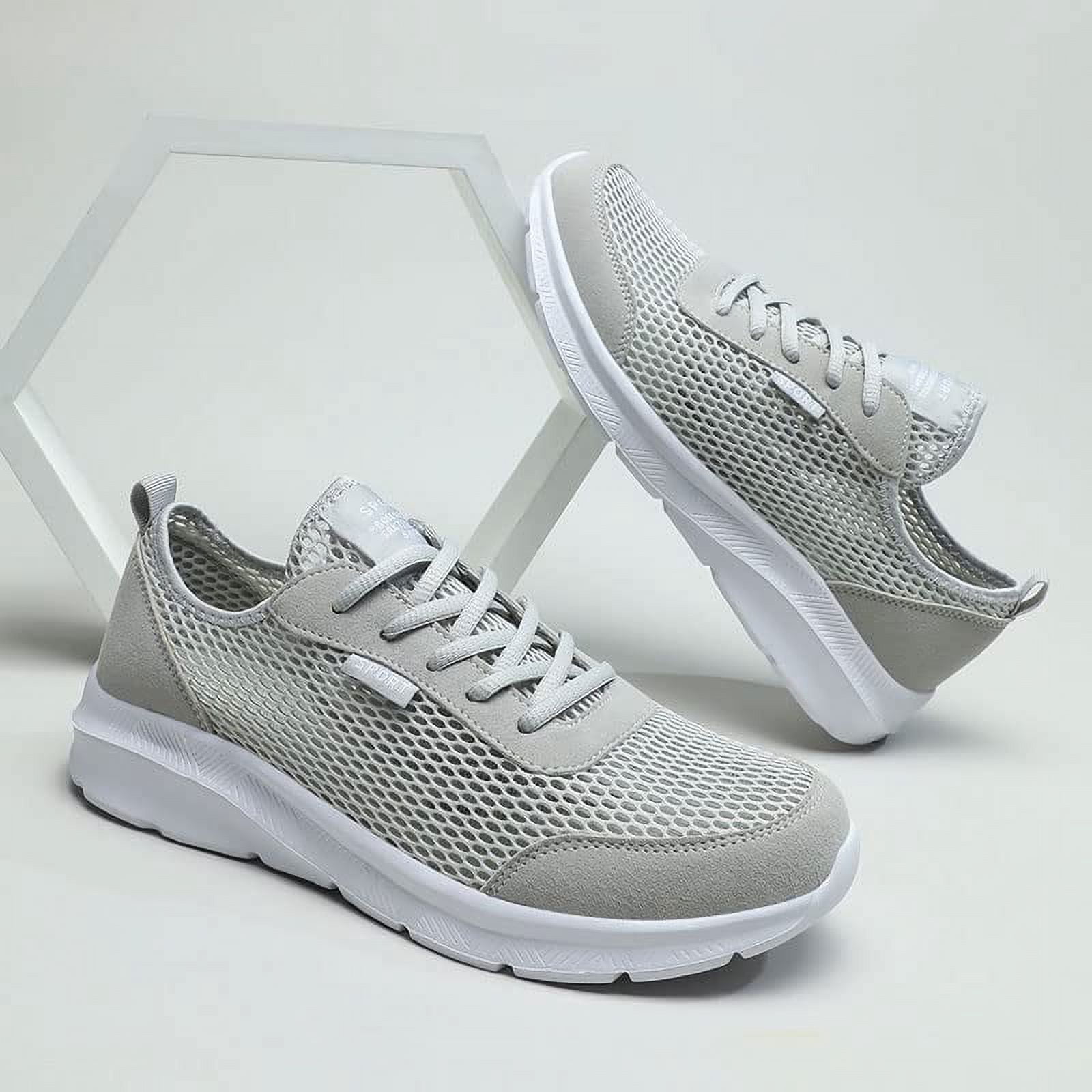 Men's Comfortable Breathable Mesh Running Shoes Non-Slip Lightweight  Walking Shoes Summer Sneakers - Walmart.com