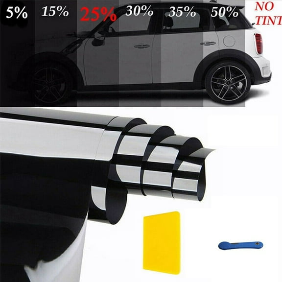 YIUIY Uncut Roll Window Tint Film 25% VLT 20" x 10ft Feet Car Home Office Glass