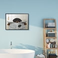 thumbnail image 2 of Stupell Industries Dog On Toilet Newspaper Funny Animal Pet Design Photography Black Framed Art Print Wall Art, 24x30, by In House, 2 of 8