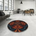 thumbnail image 4 of Ahgly Company Machine Washable Indoor Rectangle Transitional Chocolate Brown Area Rugs, 2' x 5', 4 of 7