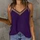 thumbnail image 1 of mfyjkho Camisetas Sin Mangas Para Mujer, Blusas De Color Liso Para Mujer Con Encaje, Patchwork, Escote En V Y Tirantes, Camisetas Sin Mangas De Moda Vestidos Maxi Para Mujer Xxxxl, 1 of 8