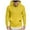 Yellow, variant on felwors Men's Hoodies Sweatshirts Casual Fleece Pullover Hoodie Pocket Purple for Size M