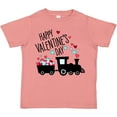 thumbnail image 3 of Inktastic Happy Valentine's Day Train Boys or Girls Toddler T-Shirt, 3 of 5