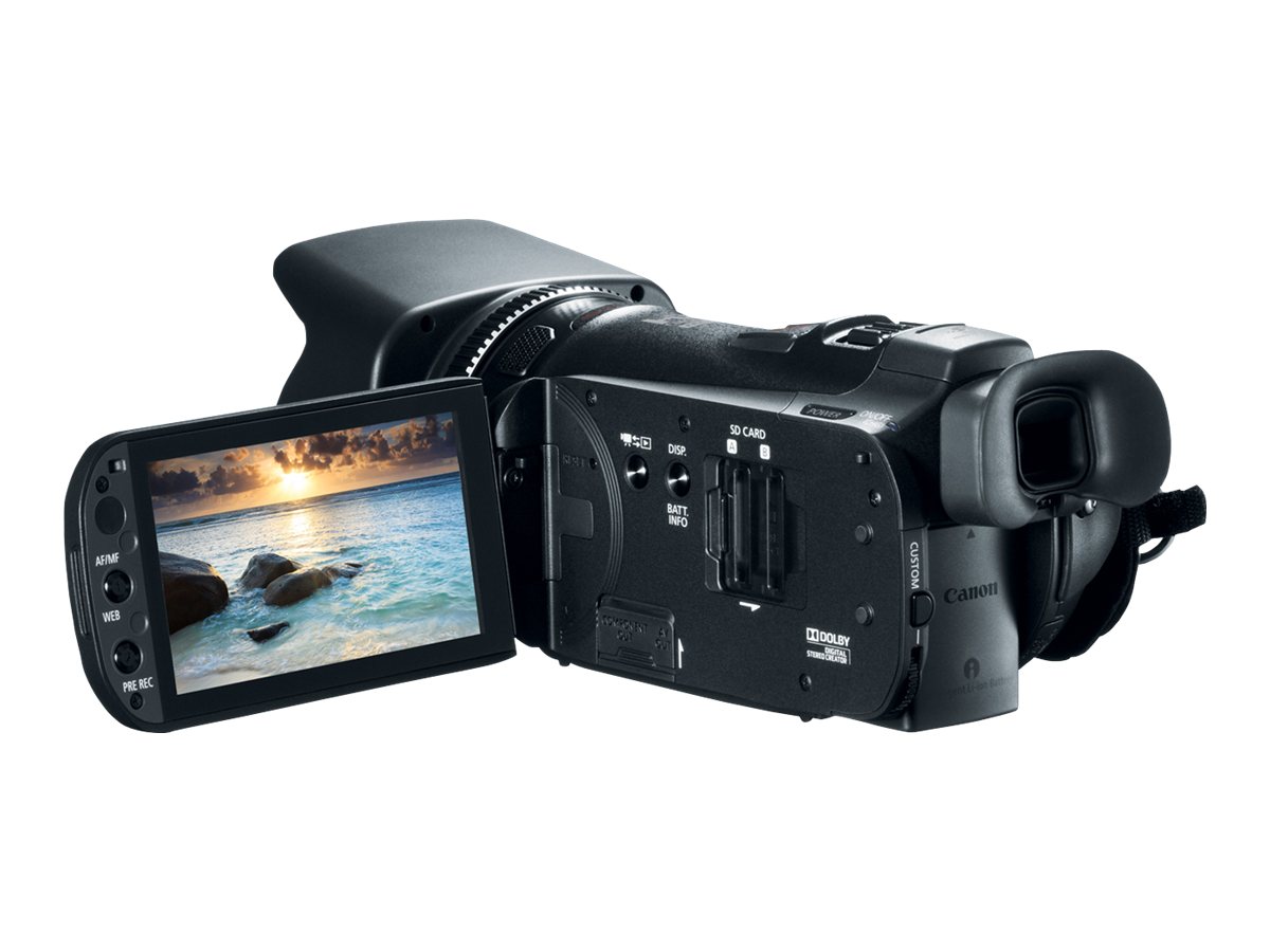 Canon VIXIA HF G20 - Camcorder - 1080p - 2.37 MP - 10x optical zoom - flash 32 GB - flash card - image 5 of 8
